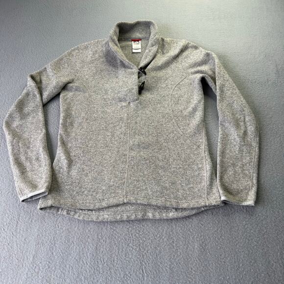 The North Face Women's Crescent Ridge Shawl Neck Toggle Button Sweatshirt- Large - Picture 1 of 9